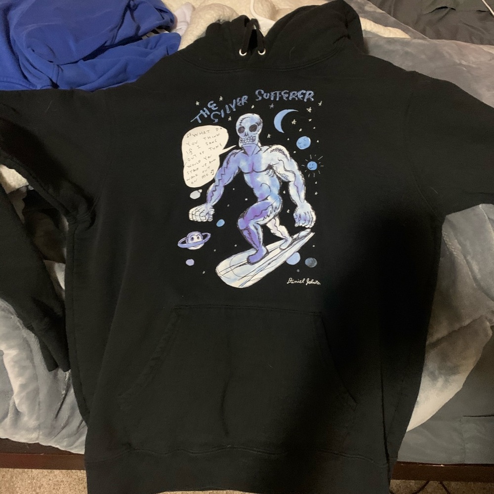 Supreme silver surfer Daniel Johnston size medium